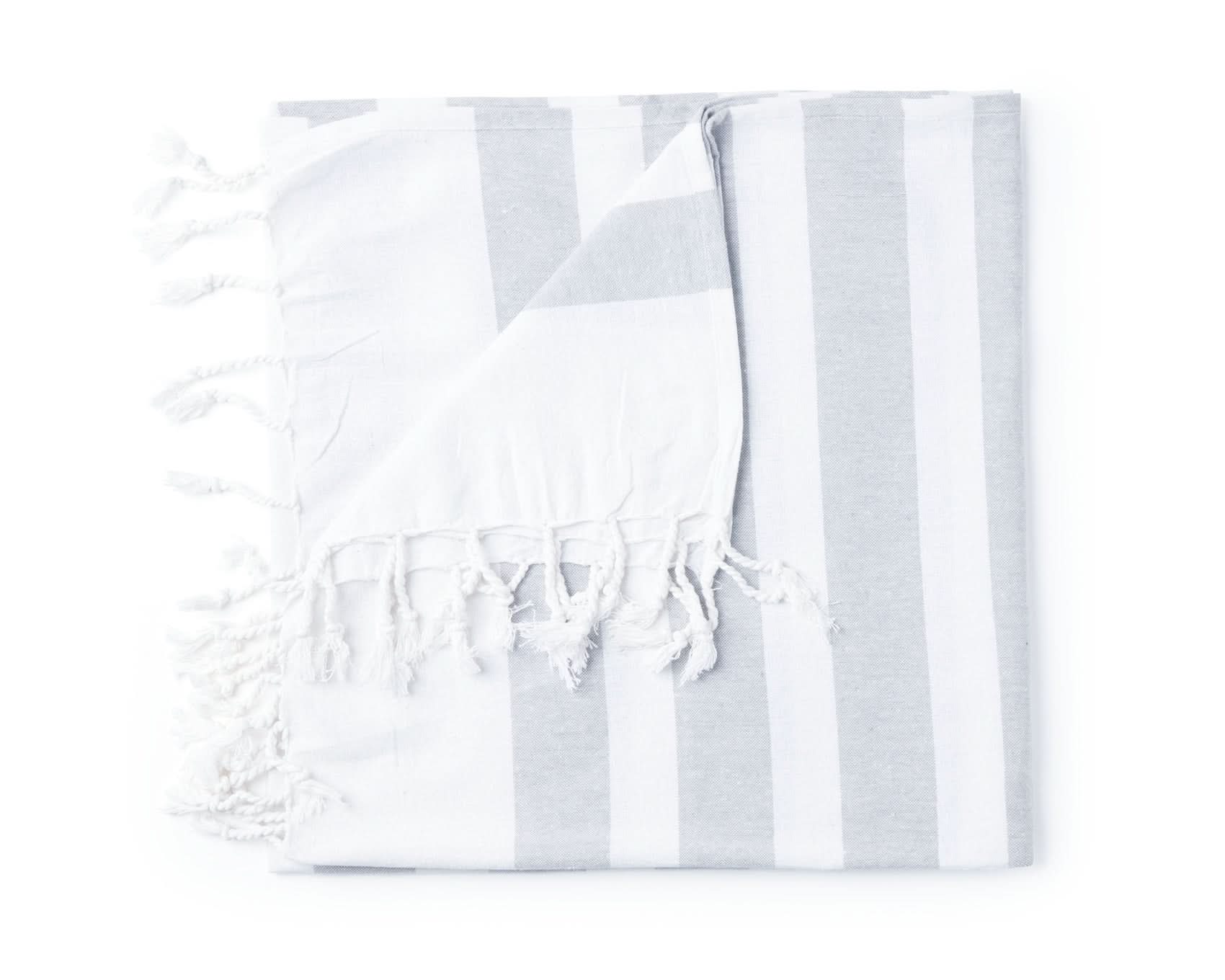 פספרטו – מגבת חוף/חמאם – אפור בהיר אפור