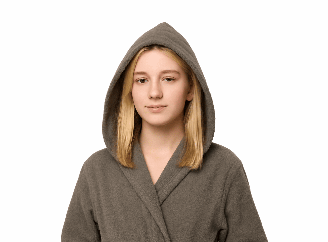 חלוק רחצה לילדים אפור