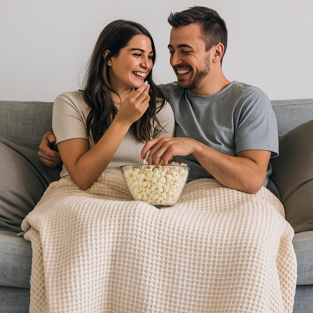 שמיכת פיקה עבה במיוחד (חדש 2025) צבע אופוויט