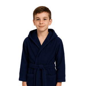 חלוק רחצה לילדים כחול נייבי