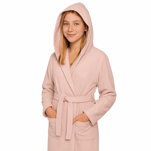 חלוק רחצה לילדים ורוד בהיר