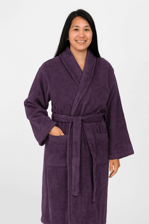 חלוק רחצה למבוגר סגול