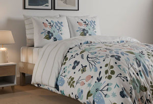 חדש 2025 - פריחה כחולה 100% כותנה סרוקה - פספרטו