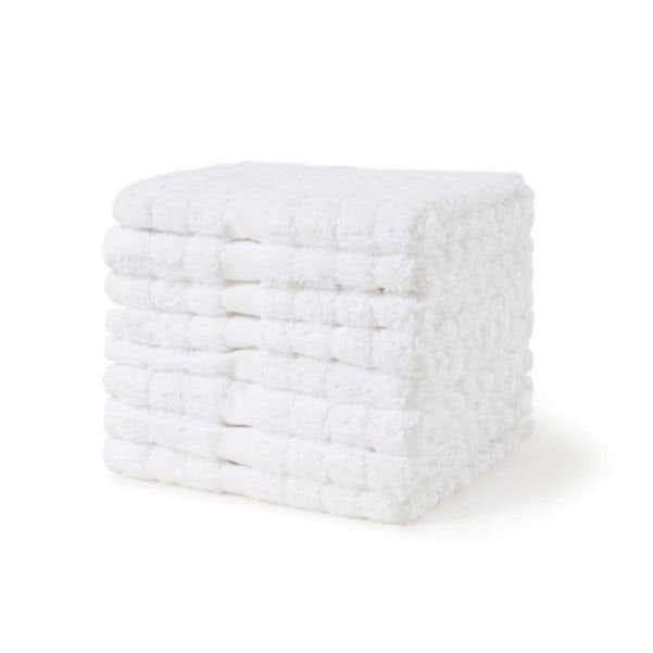 פספרטו – מארז 8 מגבות מטבח - פספרטו קלאסי לבן לבן