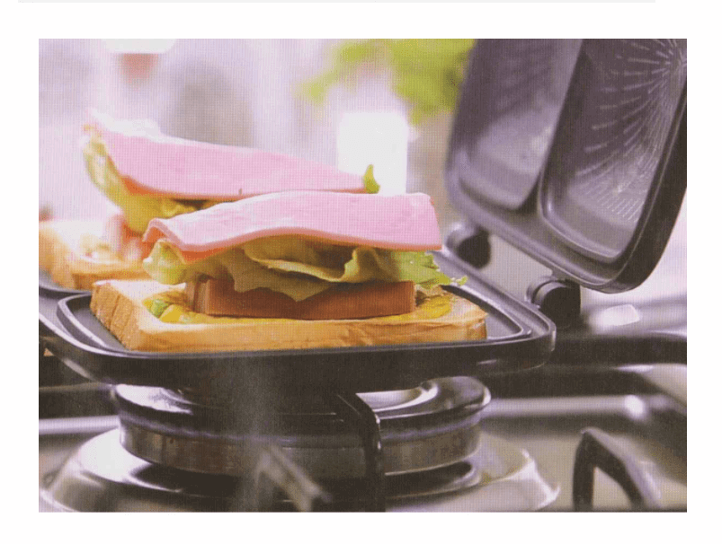 מחבת סנדויטוסט דו צדדית טיטניום מבית MICHSAF - פספרטו