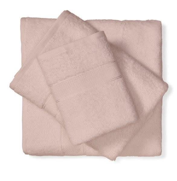 פספרטו – מגבת חלקה – ורוד בהיר 30/50