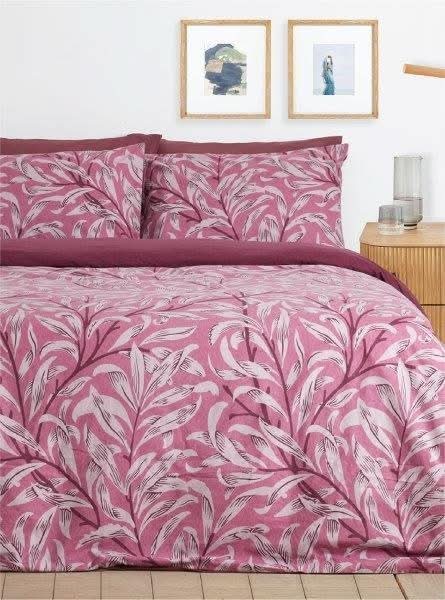 פספרטו – מצעי פלנל דגם אשלי ורוד