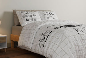 מצעי כותנה דגם פלג - פספרטו