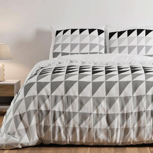 מצעי-כותנה-דגם-צליל-שחור-לבן