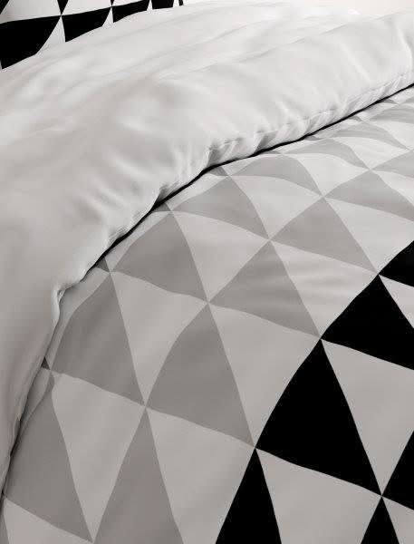 מצעי-כותנה-דגם-צליל-שחור-לבן