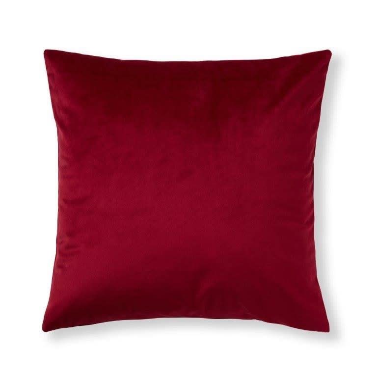 פספרטו – כרית נוי קטיפה בורדו 60/60