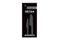 סט 2 סכינים ציפוי נון סטיק 11413642 Black Edition מבית SOLTAM - פספרטו