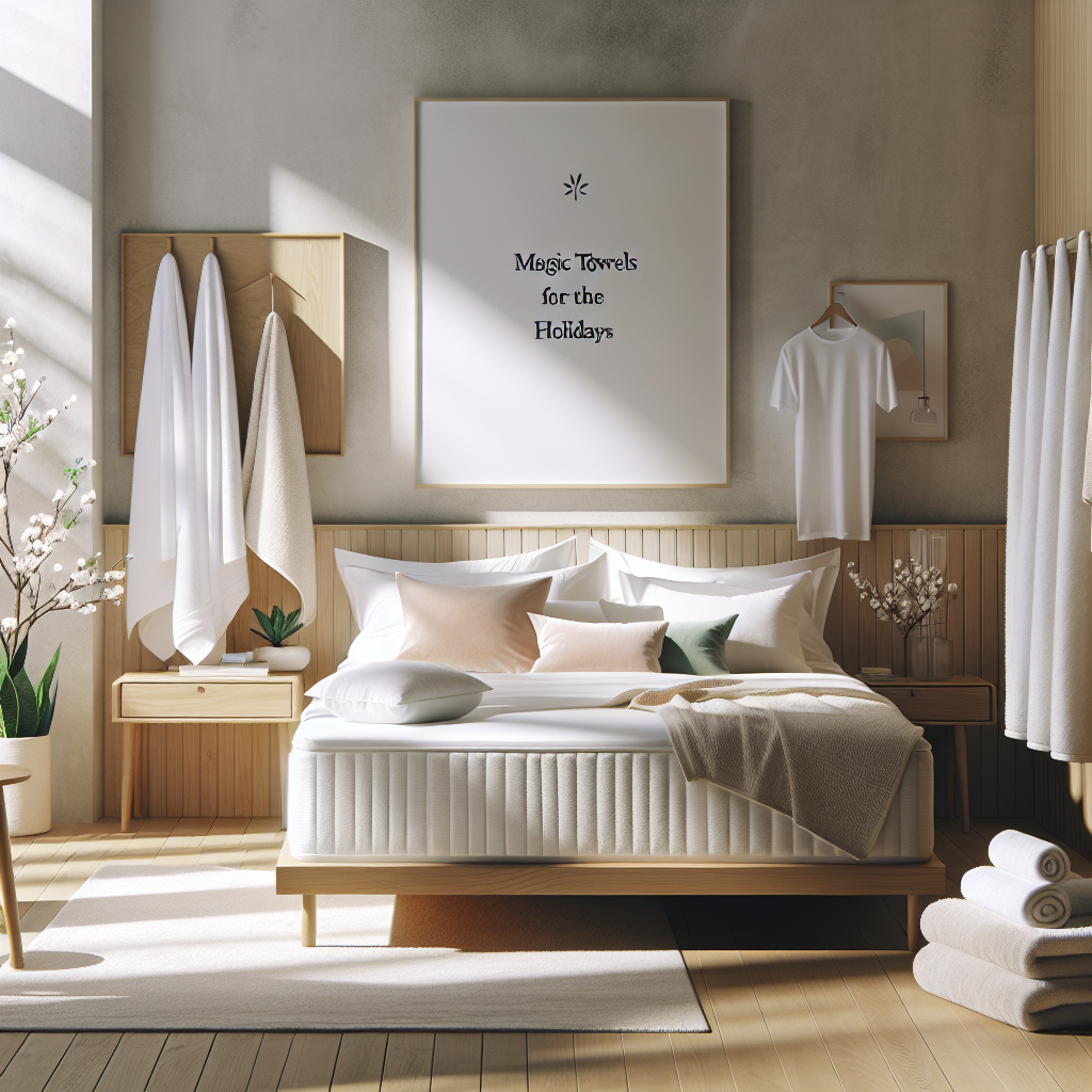 מגבות קסומות לחגים: שלבו נוחות עם מסורת