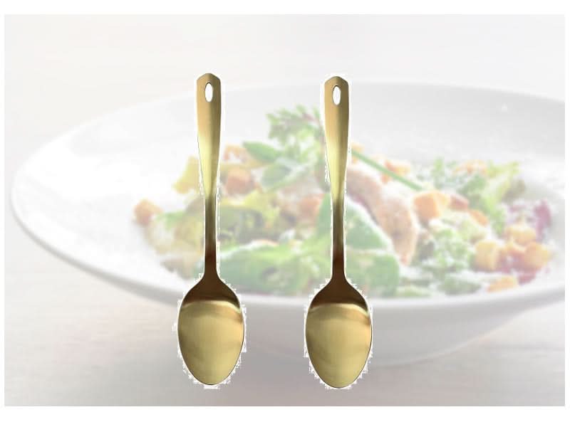 סט 2 כפות הגשה BLACK&GOLD מבית MICHSAF