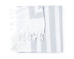 פספרטו – מגבת חוף/חמאם – אפור בהיר אפור