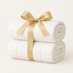 מארז 2 שמיכות פוך חורפית מפנקת – דגם הולידיי סאטן יוקרתי - מלאי מוגבל