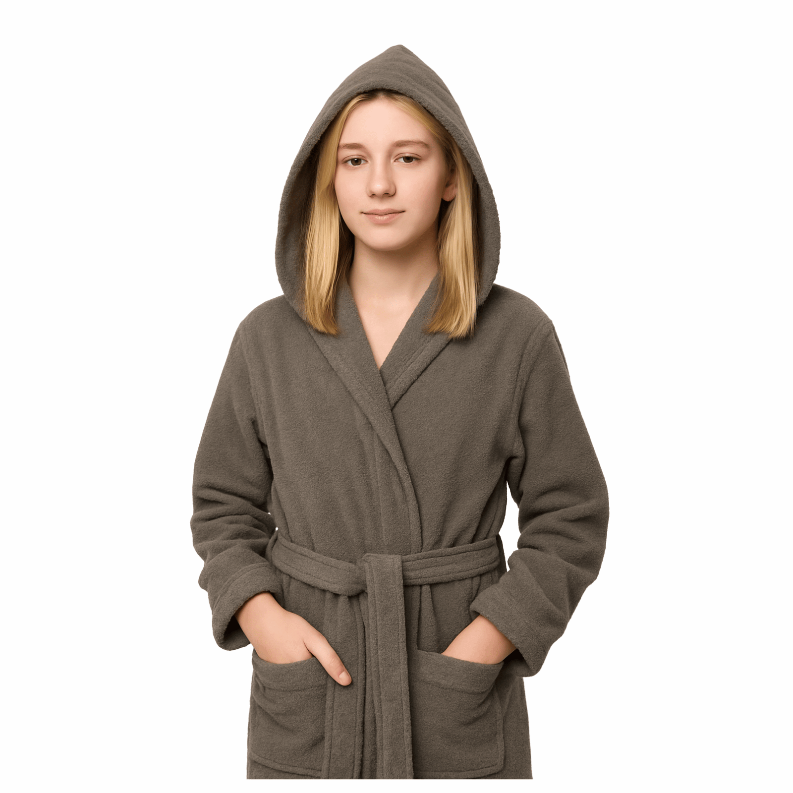 חלוק רחצה לילדים אפור