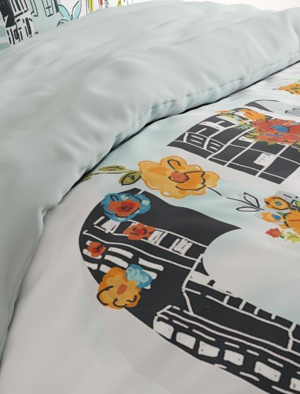 סט מצעים 100% כותנה דגם- עירנו