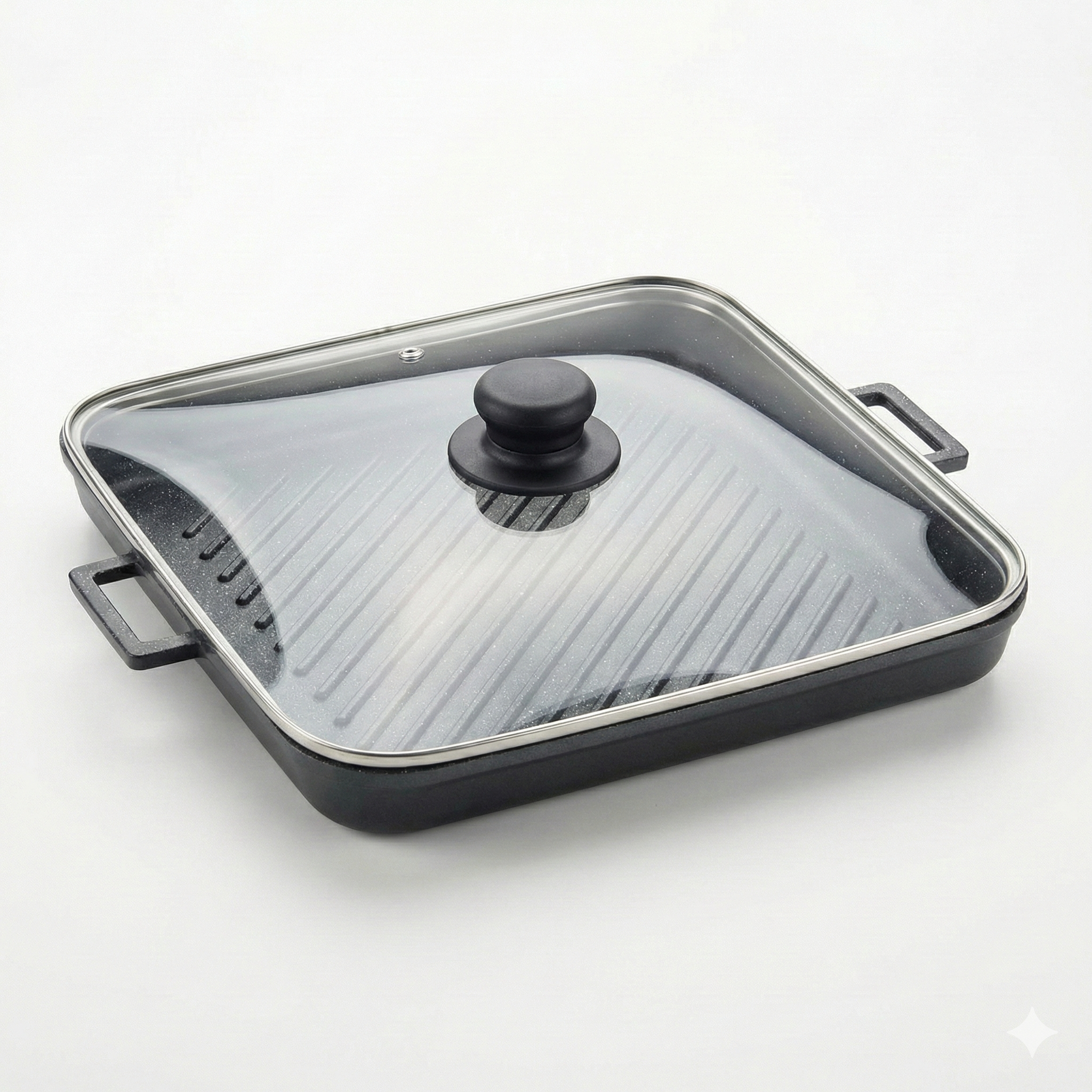 פלנצ'ה מרובעת 34 ס"מ Mineral Stone מבית SOLTAM