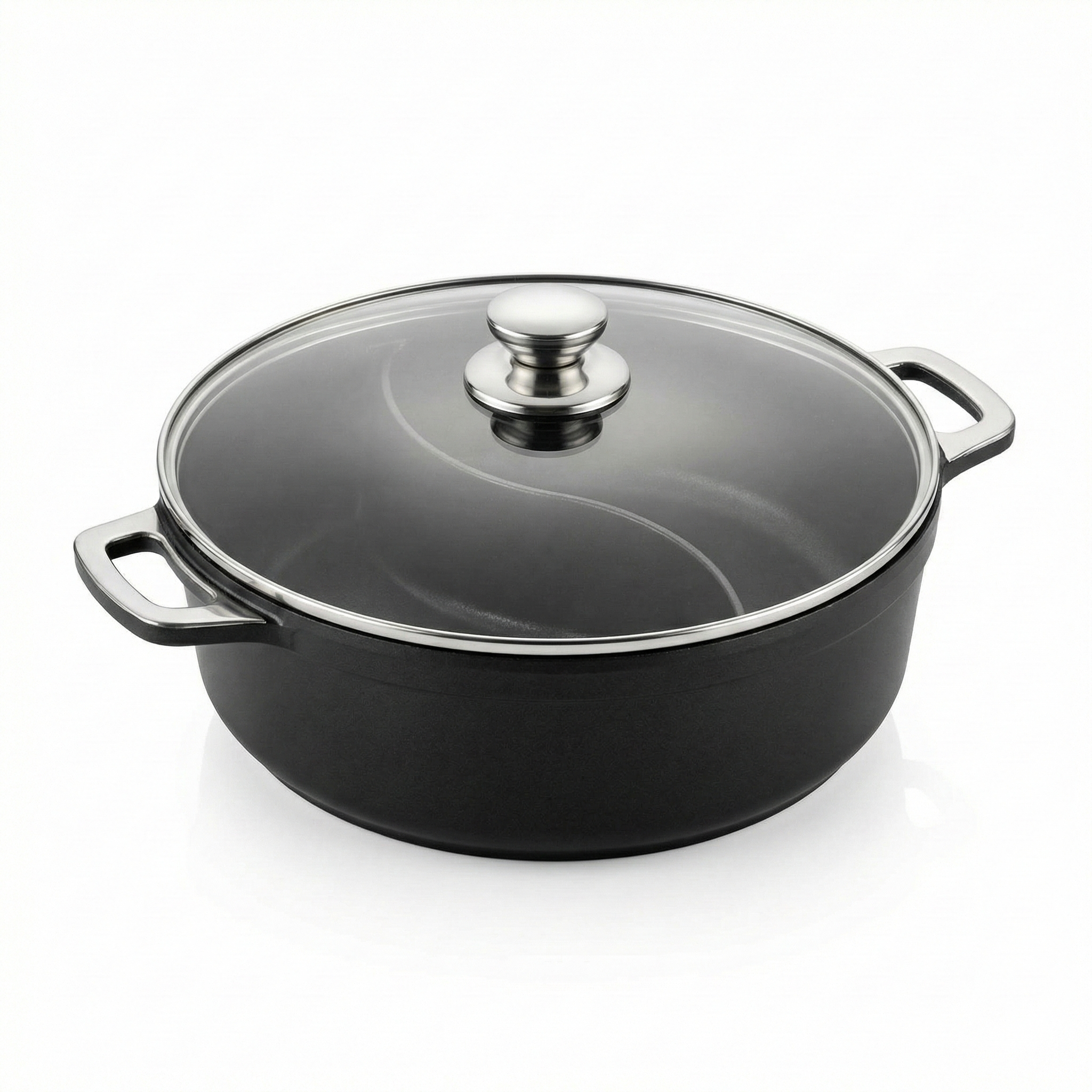 סיר מחולק 30 ס"מ 5.7 ליטר דגם BALCK MARBLE מבית FOOD APPEAL