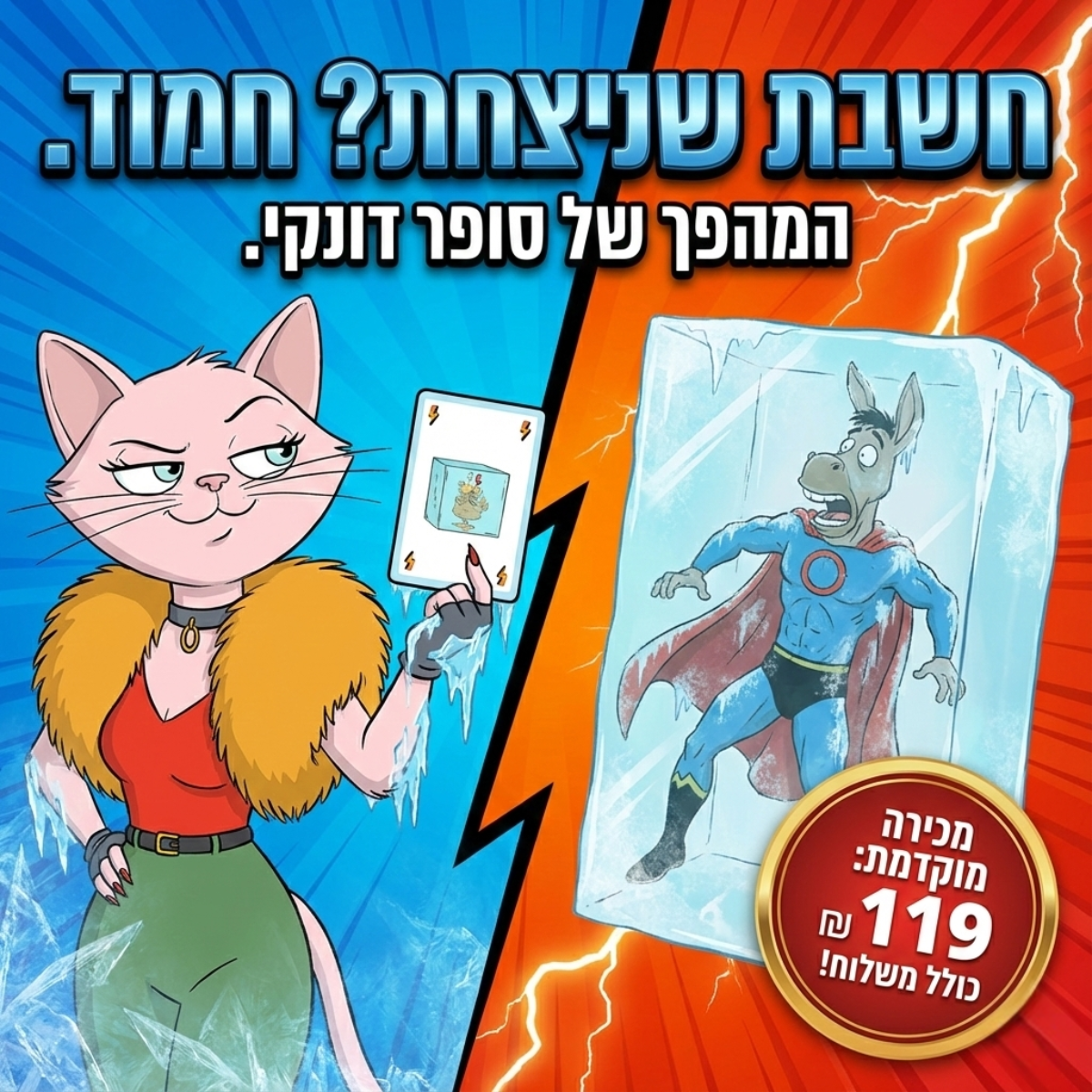 מארז אספנות | מארז דונקי כפול – מהדורה ראשונה + מכירה מוקדמת דונקי 2 | משחק הקלפים שמרים את כול