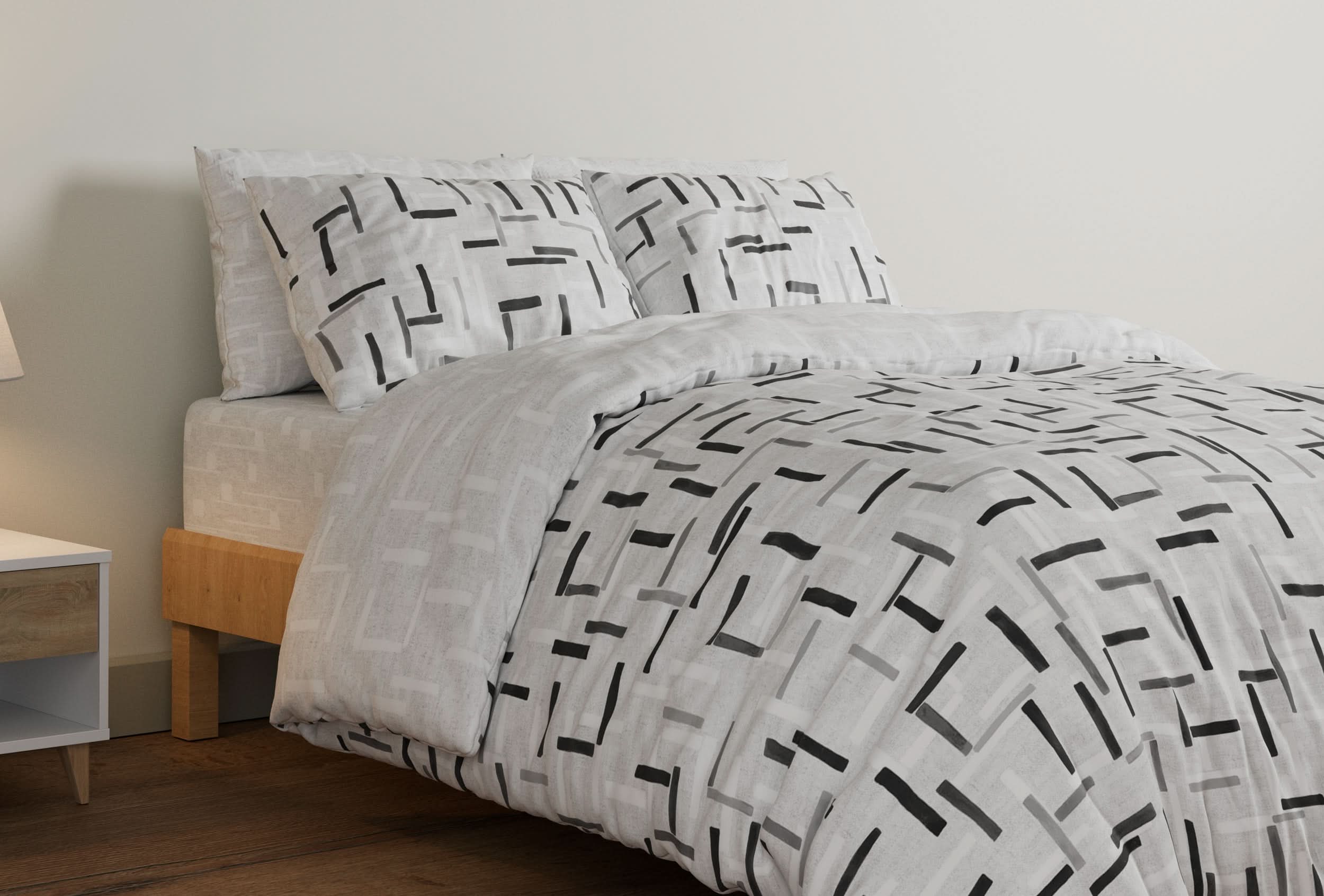 מצעי-כותנה-דגם-בארי-אפור-1