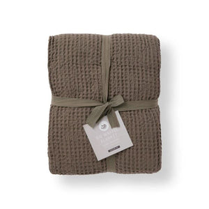 פספרטו – שמיכת וופל ריבועים גדולים- בג’ 150/200