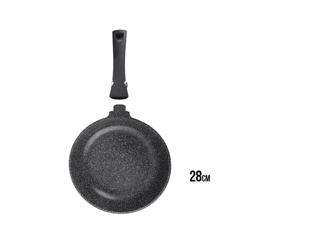 מחבת בישול 28 ס"מ BLACK MARBLE מבית CLASSICOOK - פספרטו