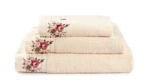 פספרטו – מגבת רקמת פרחים – אופוויט 40/60