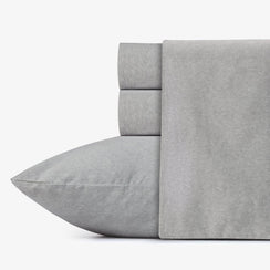 מצעי פלנל אפור מלאנג’ - פספרטו