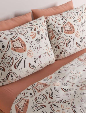 מצעי פלנל דגם אתניק - פספרטו