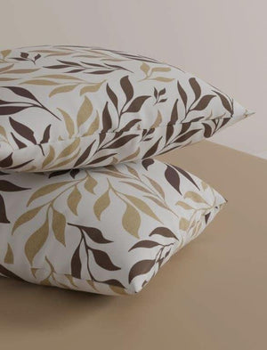 מצעי פלנל דגם סתיו חום - פספרטו