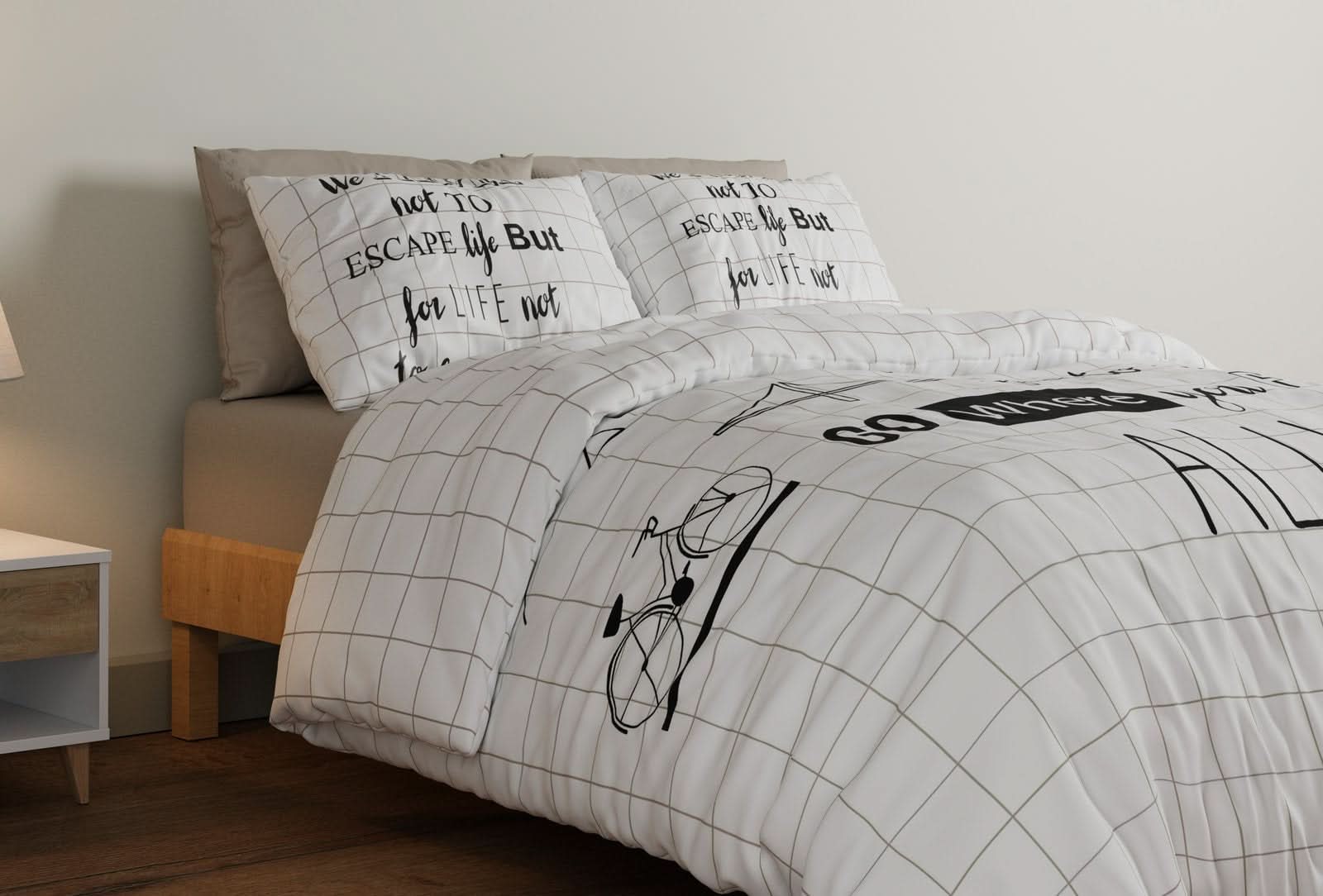 מצעי כותנה דגם פלג - פספרטו