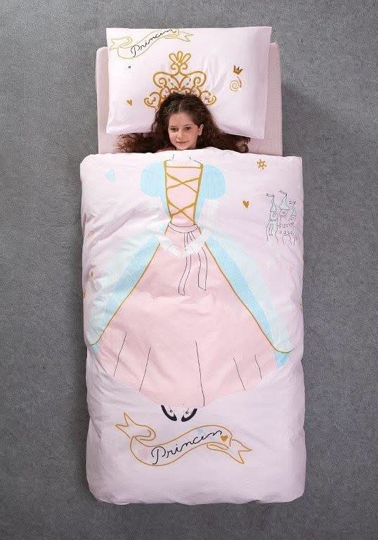 מצעי כותנה לילדים דגם פרינסס - פספרטו