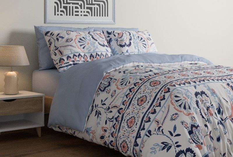 מערכת קיץ 100% כותנה דגם קלואי – כוללת שמיכת קיץ, סדין וציפית/יות. - פספרטו