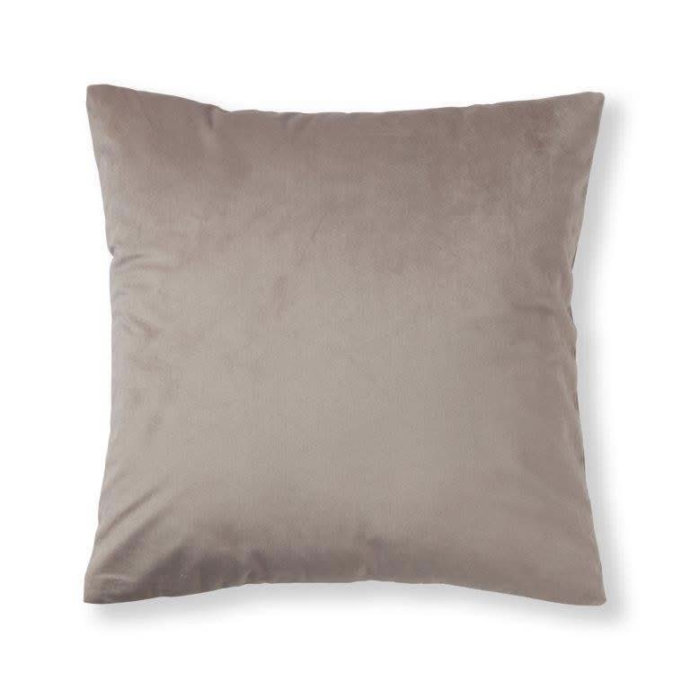 פספרטו – כרית נוי קטיפה אפור בהיר 45/45 אפור