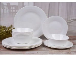 סט צלחות 18 חלקים דגם Blanco מבית MICHSAF – אלגנטיות שמשדרגת כל שולחן - פספרטו