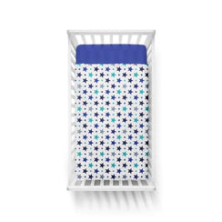 פספרטו – סט מצעים לתינוק כוכבים כחול כחול