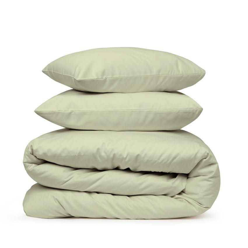 פספרטו – כותנה מצרית -סט סאטן 500 פרימיום- ירוק לימוני ירוק