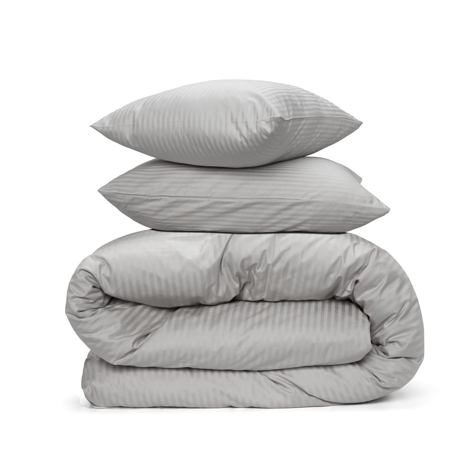 פספרטו – כותנה מצרית -סט סאטן 500 ג’קארד – אפור אפור