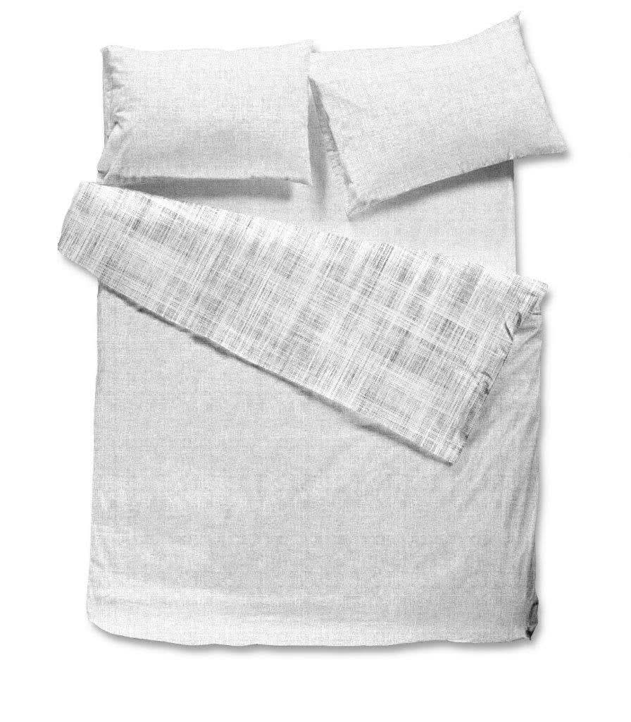 סט כותנה דו צדדי – דגם ריף אפור - פספרטו