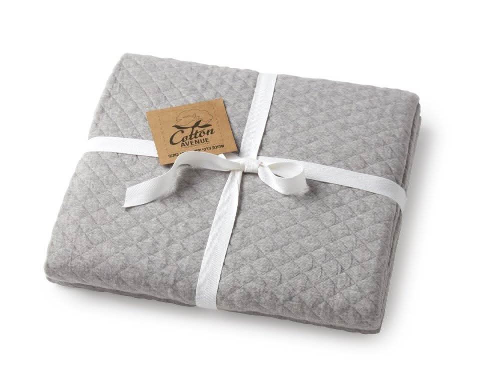 פספרטו – שמיכת ג’רסי - אפור מלאנג׳ אפור