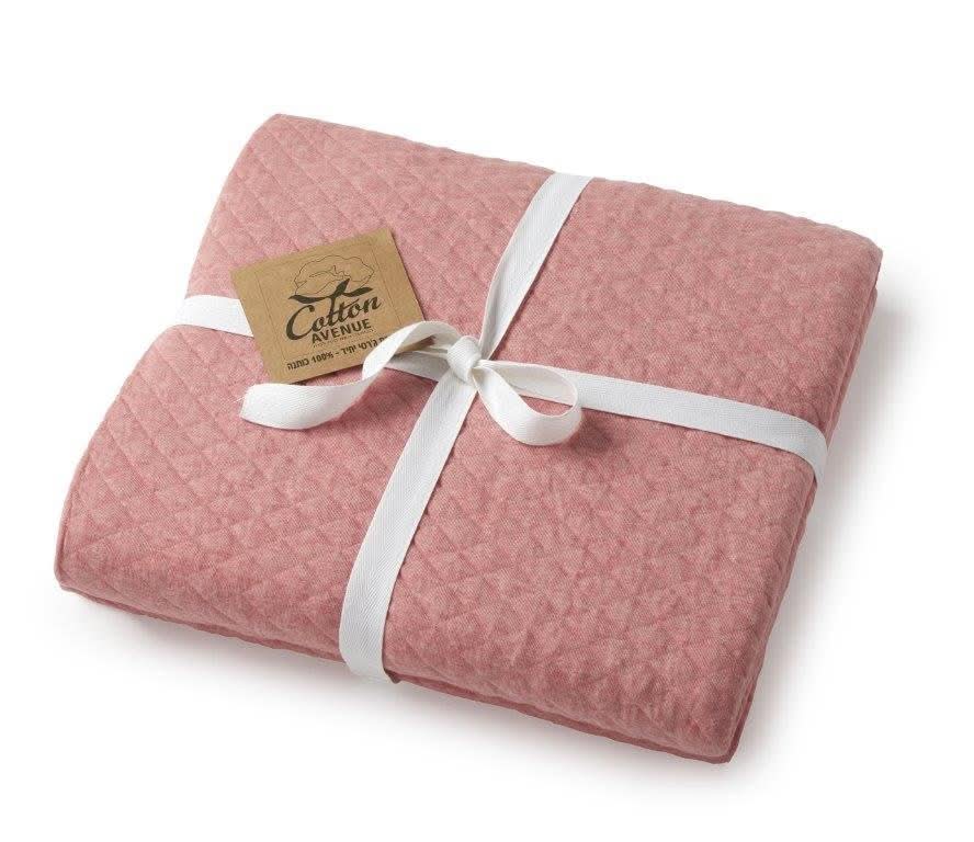 פספרטו – שמיכת ג’רסי – ורוד 150/200