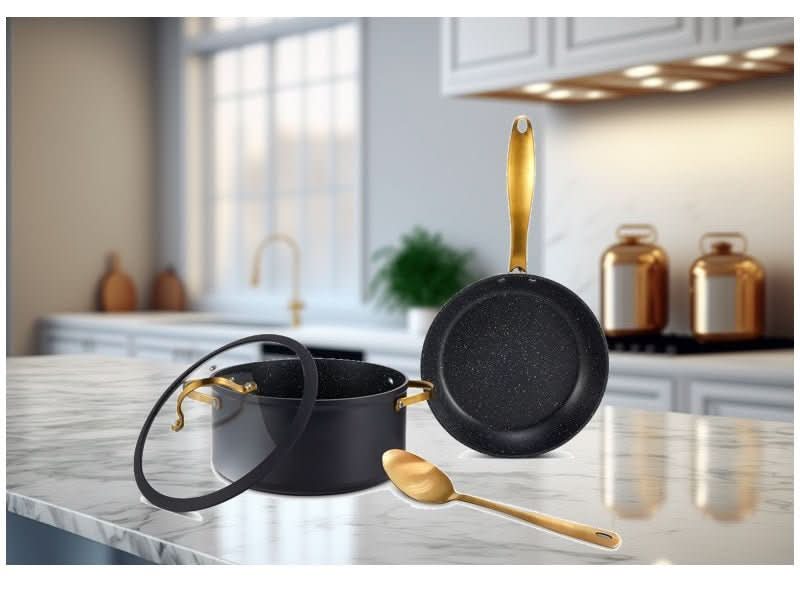 פספרטו – הקולקציה המוזהבת של MICHSAF – סט בישול 28 ס"מ שלא תפסיקו להשתמש בו