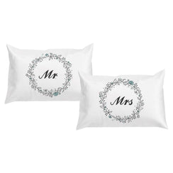 זוג ציפיות 100% כותנה מר וגברת - פספרטו